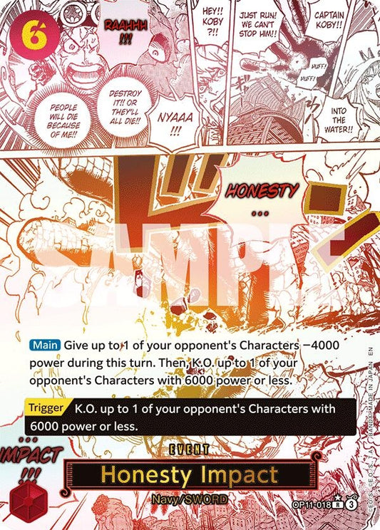 Honesty Impact (Alternate Art) (OP11-018) (OP11)